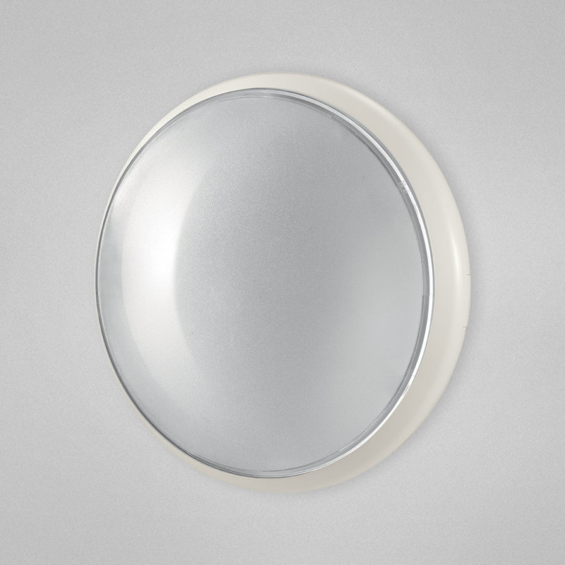 Wall Light, 13" H x 13" W, White