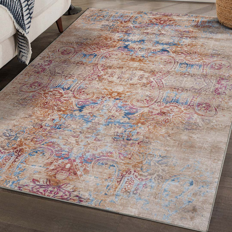 Oriental Indoor Rug, Rectangle 5' x 7'