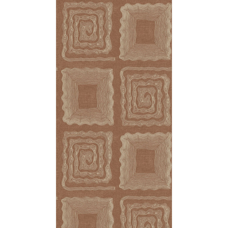 Faraway Lombok Geometric Non-Woven Wallpaper Roll, Dusk