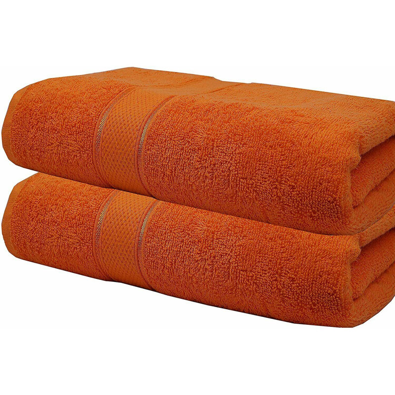 Daynna Jumbo Bath Sheet, Orange
