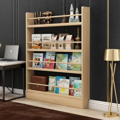 Deep Slim Wall Bookshelf – Space-saving Storage & Decor For Kids’ Rooms & Living Spaces by Ebern Designs