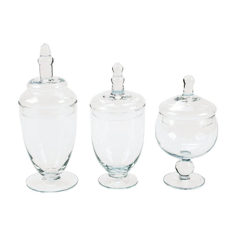 Glass Jar - Set of 3