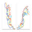«Geometrics Abstract Design scandinave», ensemble de 2 reproductions-77890801-77890800