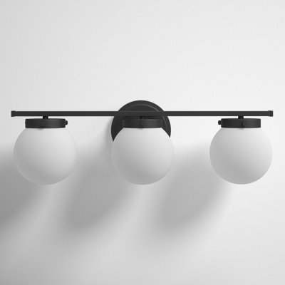 Finian 3-Light Dimmable Steel Vanity Light