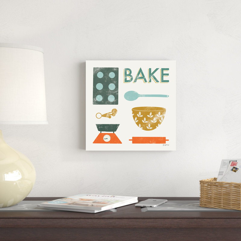 Cuisine rétro II, H 12 po x l 12 po x P 1,25 po