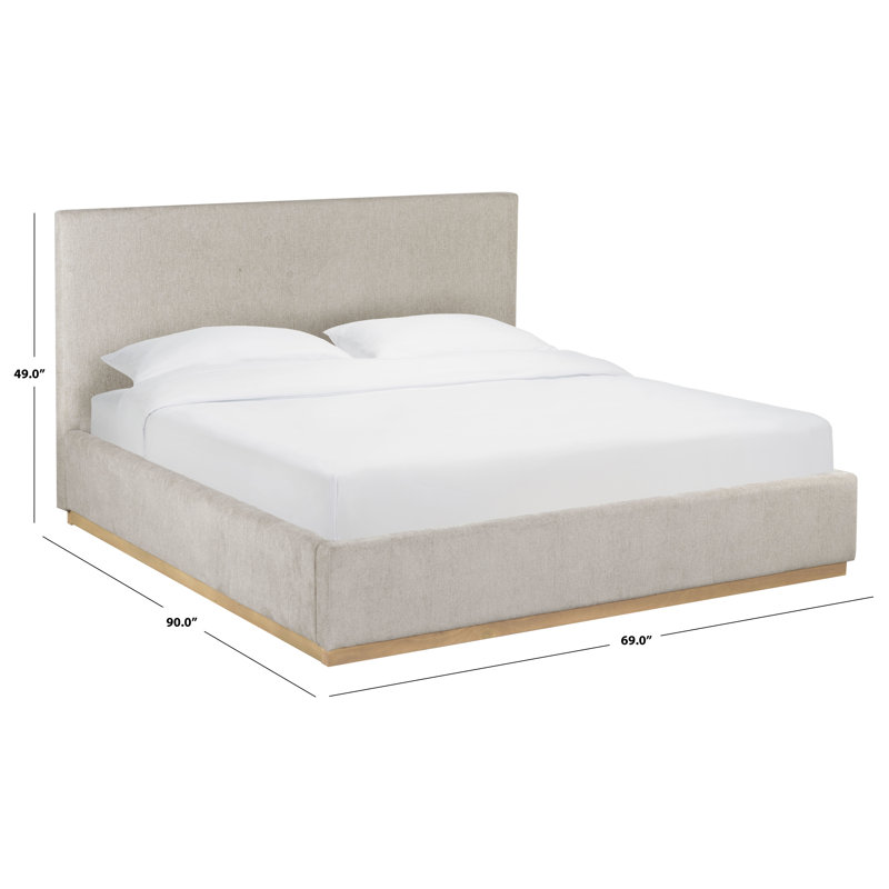 Pippin Chenille Bed , Queen, Gray