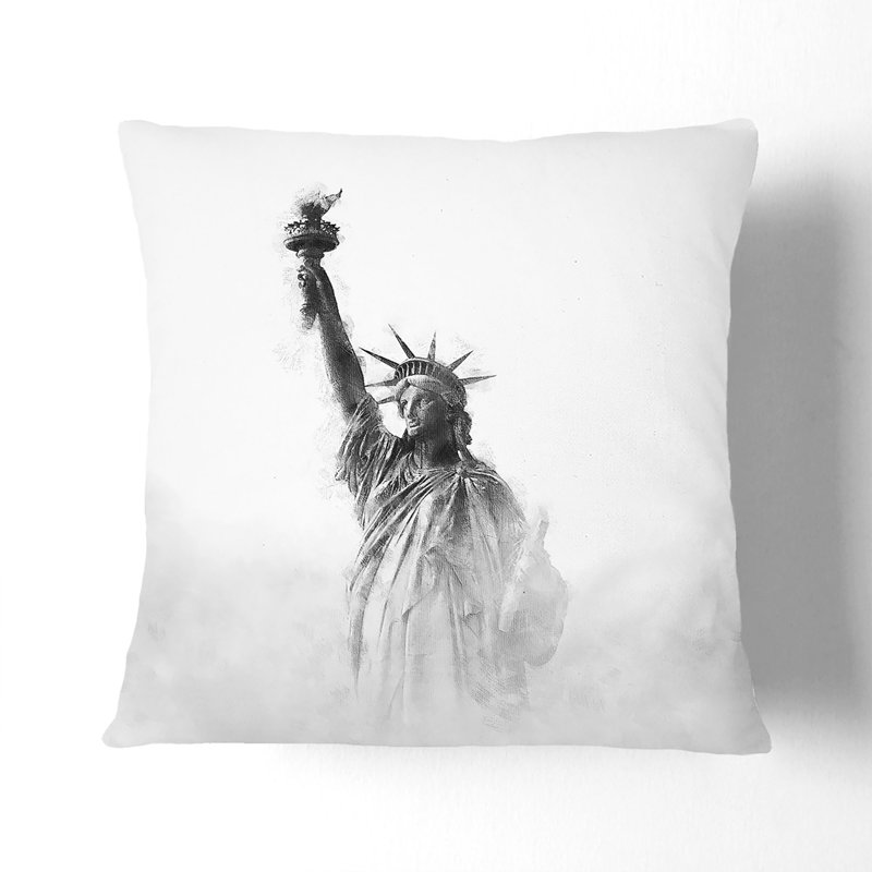 Square Throw Cushion, 55cm H x 55cm W x 20cm D