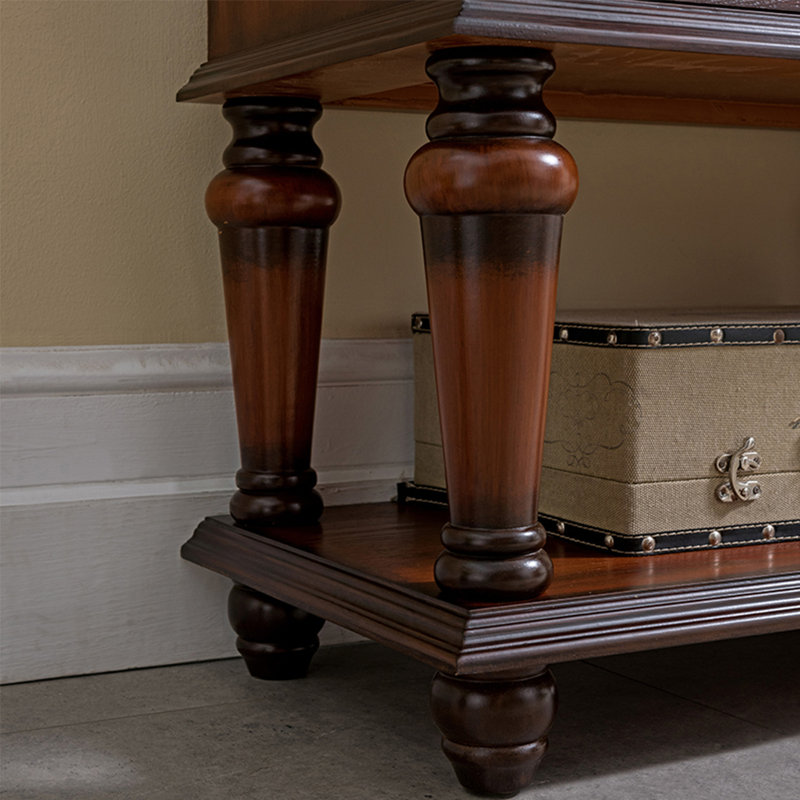 American Retro Multifunctional Console Table, Brown