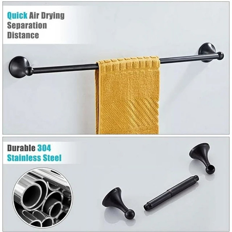 4 - Piece Bathroom Hardware Set