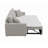 Boucle Sleeper Sectional Sofa W/ 2 Toss Pillows
