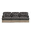 Canapé 3 places confortable en chenille à imprimé léopard, bord à pampille délicat, canapé modulaire à la mode moderne, dossier et siège ergonomiques, assemblage facile, siège profond pour le salon-247482970-247482971