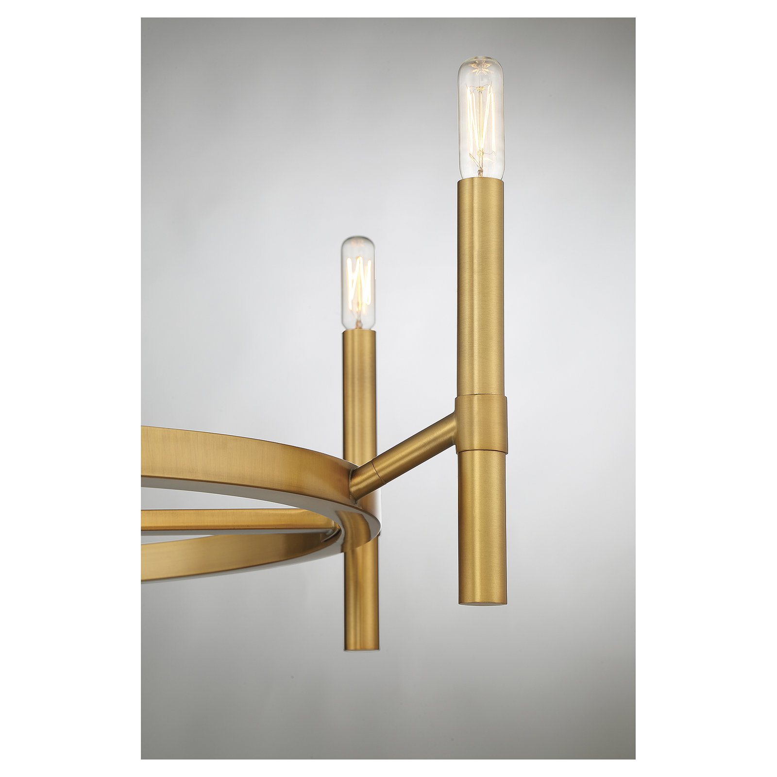 Parsons 6 -Light Metal Dimmable Chandelier , Brass