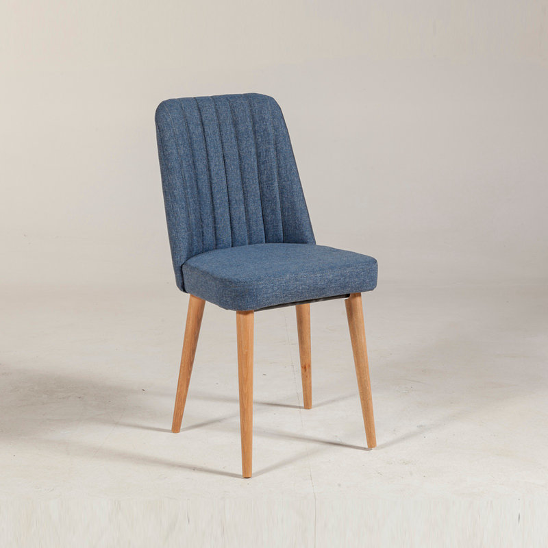 Chaise d'appoint Fontaine Fontaine, Bleu foncé, Brun