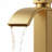 Modern Single Handle Single Hole Bathroom Faucet in Stainless Steel-122684427