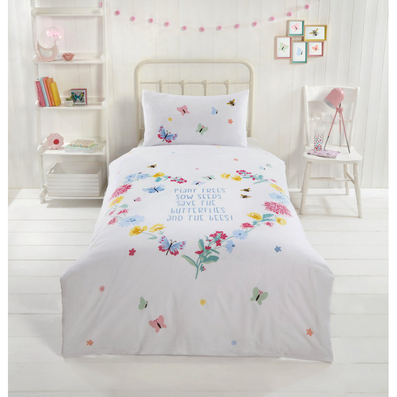Romy Wildlife Duvet Cover Set with Pillowcases, Double Duvet Cover + 2 Standard Pillowcases