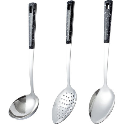 3-piece Stainless Steel Serving Spoon Set