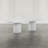 Larson 102" Double Pedestal Seven Piece Dining Set - White Table With Beige Chairs-461161406-461161401