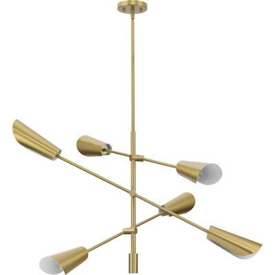 Circe 6 - Light Dimmable Modern Linear Chandelier