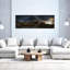 Milky Way Mountain Cabin 1 Piece Wrapped Canvas Panoramic Wall Art-910626774
