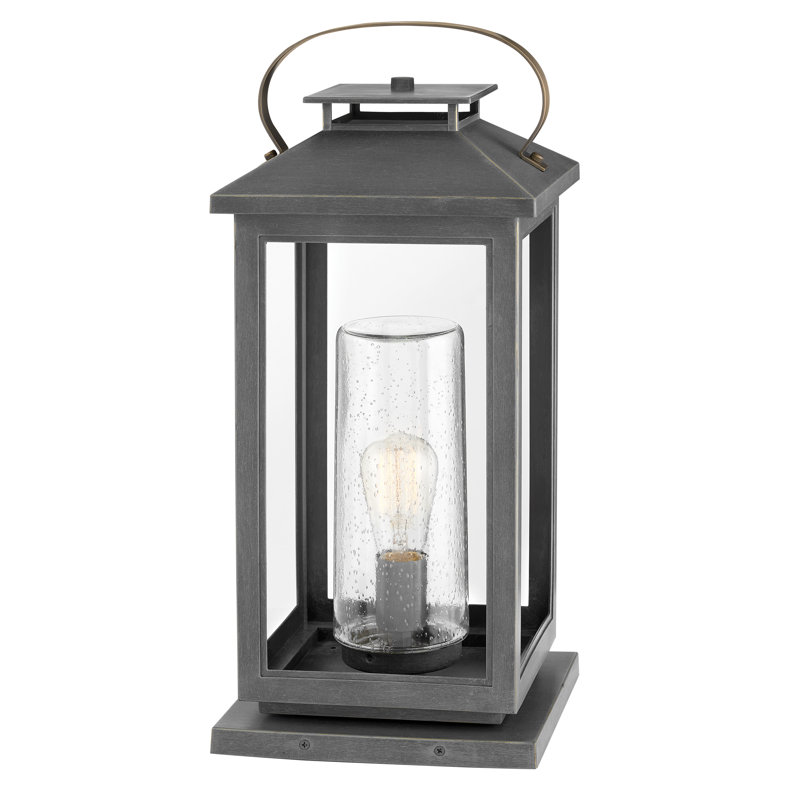 Atwater 1-Light Pier Mount Light, Ash Bronze