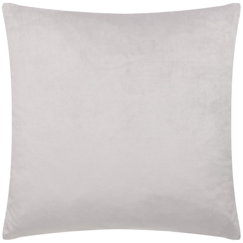 Connie Check Square Cushion, Grey/Black