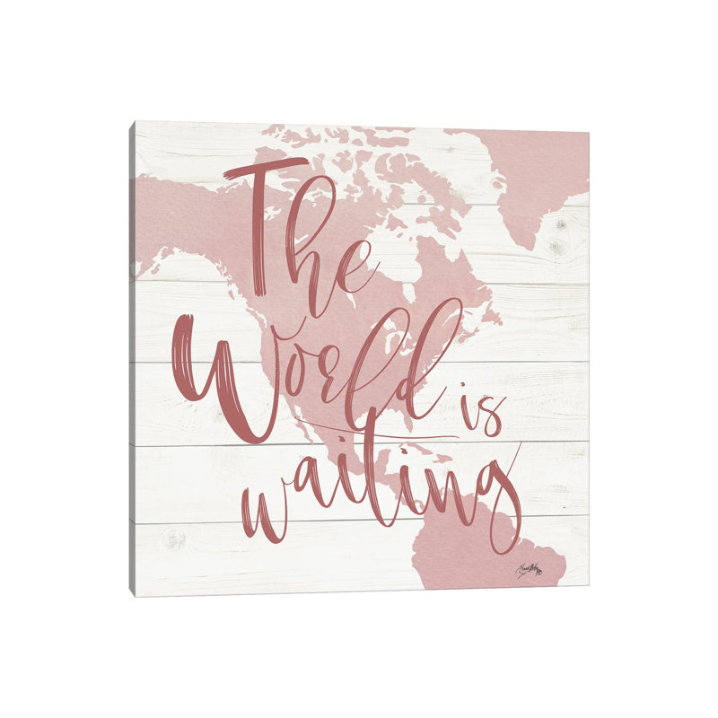 Adventure Map II by Elizabeth Medley - Wrapped Canvas Gallery-Wrapped Canvas Giclée, 30.48 cm H x 30.48 cm W