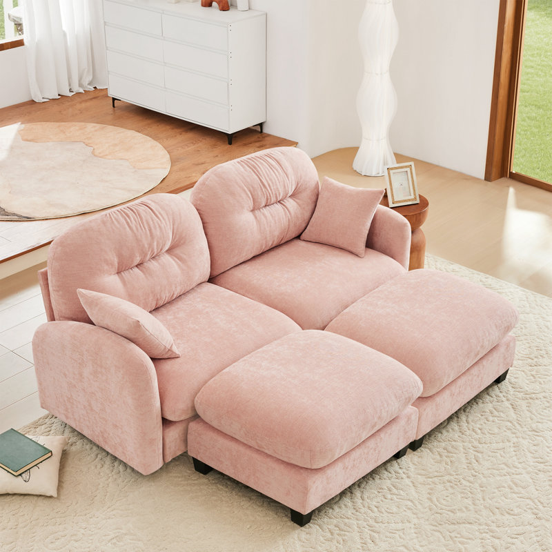 Canapé modulaire Cloud, Rose