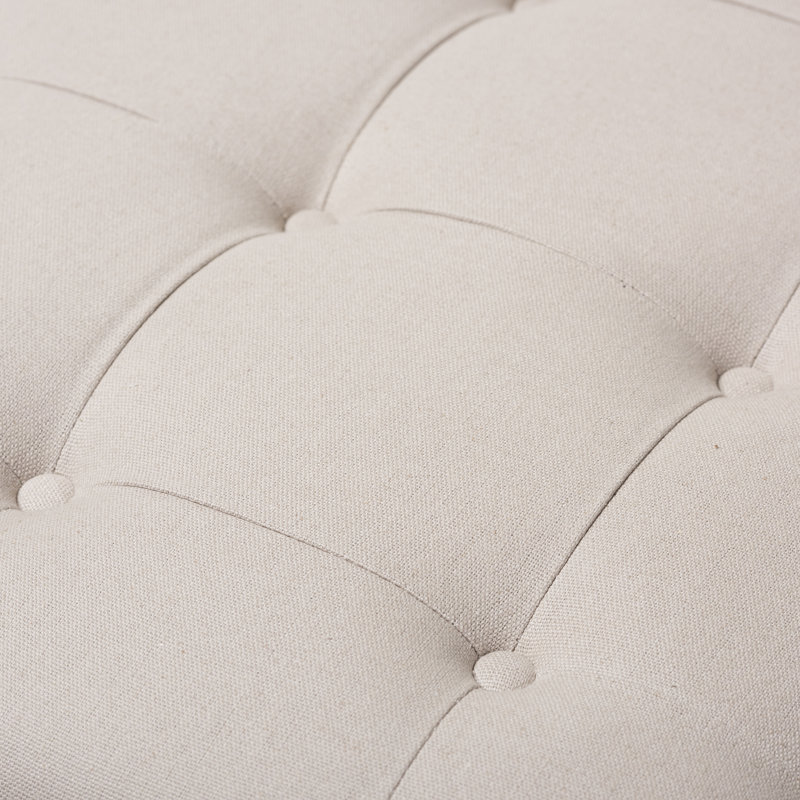 Abrams Hysley French Tufted Cocktail Ottoman