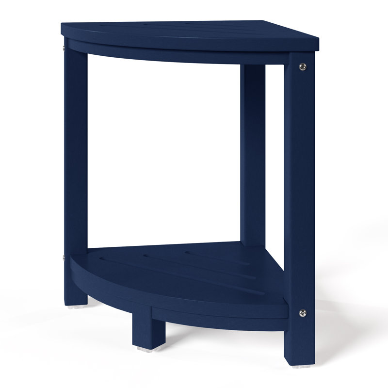 Banc de douche en poly, Navy Blue