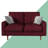 Benaniah Upholstered 50.4'' Loveseat-1210071360