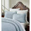 Ensemble de couvre-lit très grand en chenille 100% coton Heirloom Collection, couvre-lit à médaillon traditionnel avec taies décoratives assorties, certifié OEKO-TEX, doux, respirant, lavable à la machine, toutes saisons, bleu-78617200-78617196