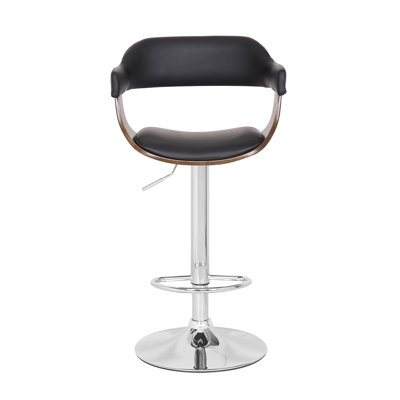 Swivel Upholstered Adjustable Height Counter Stool