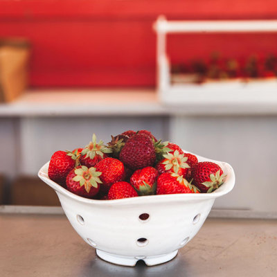 Windrow Stoneware Fruit Bowl