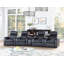 Fauteuil inclinable rembourré Theatre en noir
