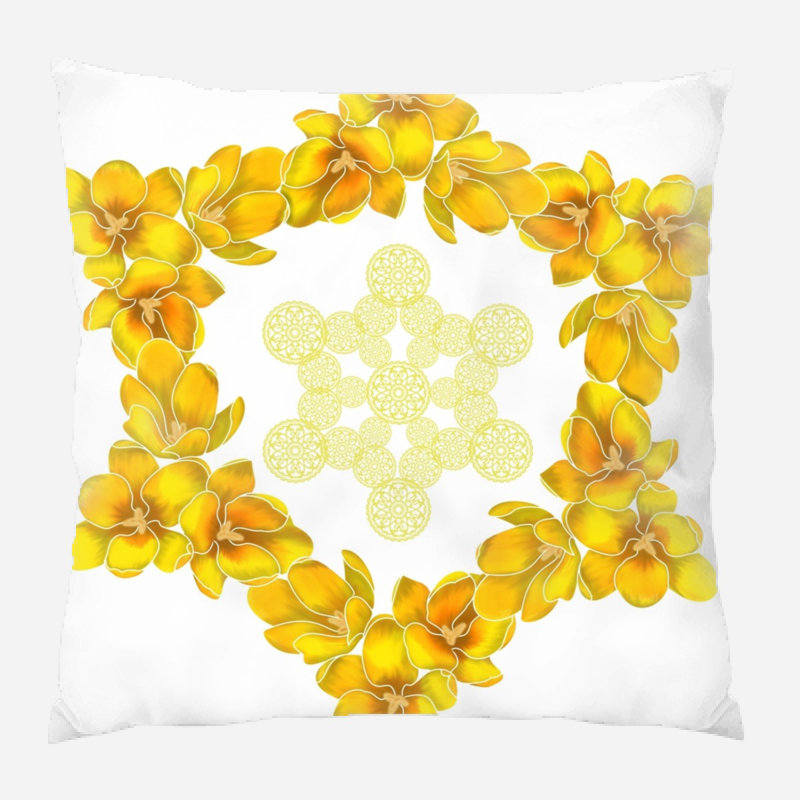 Coussin crocus