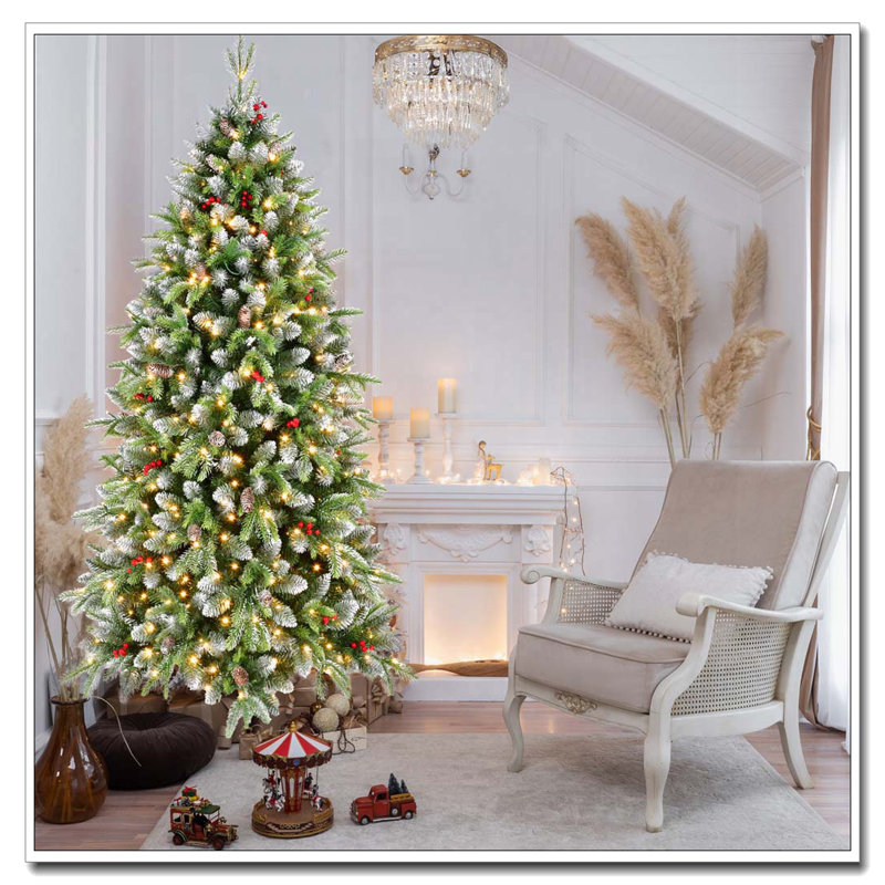 Arbre de Noël artificiel illuminé 6 pi