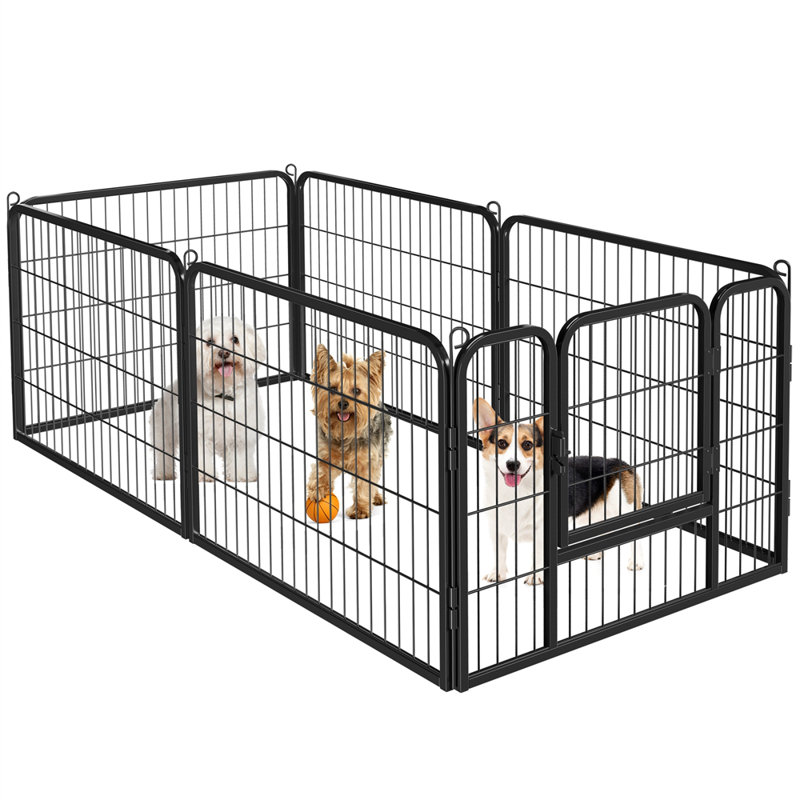 Metal Exercise Pen With Door, 6 pcsca 80 x 60 cm