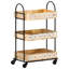 Mannsville Solid Wood Top Kitchen Cart