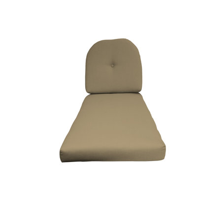 Outdoor 4'' Chaise Lounge Back Cushion