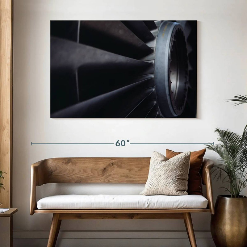 Mehar Airplane Engine, 32" H x 48" W