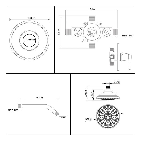 Dimensions du produit