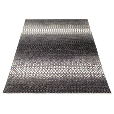 Silk Shadow Black Rug 6'0" x 8'8"