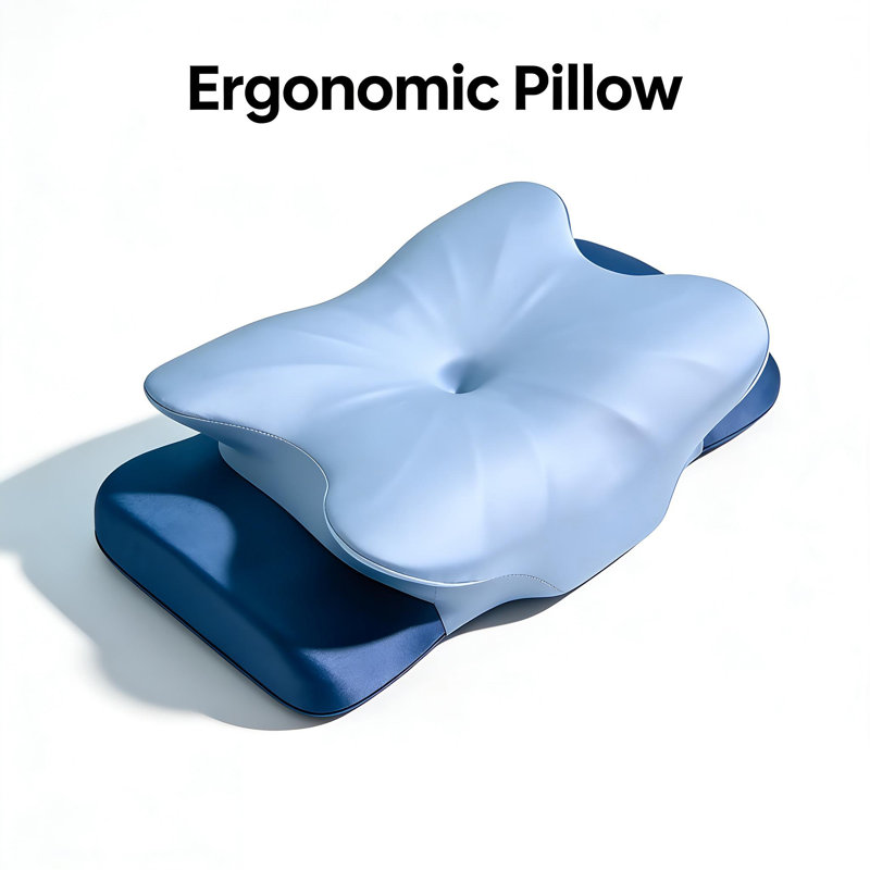 Oreiller cervical en mousse à mémoire de forme sans odeur Butterfly