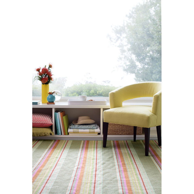Stone Soup Handwoven Cotton Rug, Runner 2' x 8'