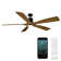 70" Aviator 5 - Blade Outdoor / Indoor Smart Ceiling Fan with Bluetooth Remote Control Included, Works With Alexa and iOS or Android App