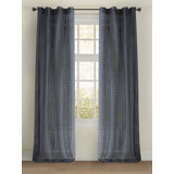 Check Sheer Curtain