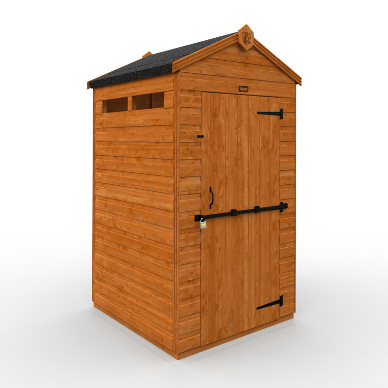 4x4w TigerFlex® Shiplap Apex Security Shed