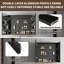26'' H Frameless LED Medicine Cabinet with Mirror and 3 Adjustable Shelves-614776076