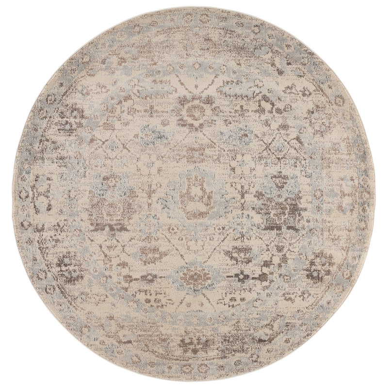 Madison 497 Performance Oriental Rug, Round 6'7"
