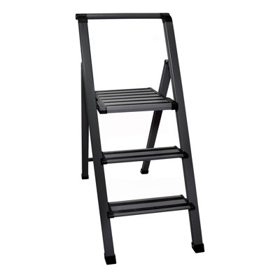 3 - Step Aluminum Lightweight Folding Step Stool